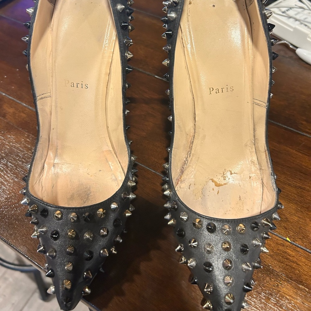 Christian Louboutin Pigalle Spikes  Size 39.5 (fits like a 9)